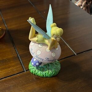 Tinkerbell Figurine on Mushroom